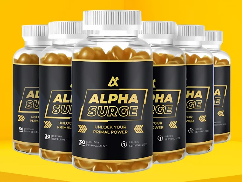 AlphaSurge supplement bottle
