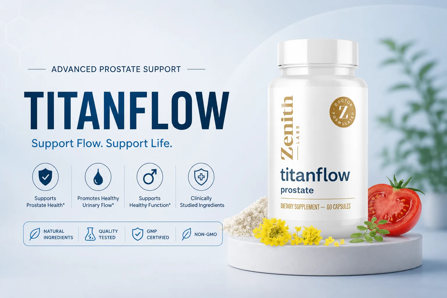 TitanFlow: Stronger Urethral Walls, Better Urinary Flow