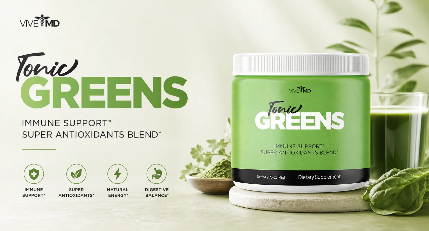 TonicGreens: 57 Superfoods for Total Immune Resilience