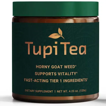 Tupi Tea supplement bottle