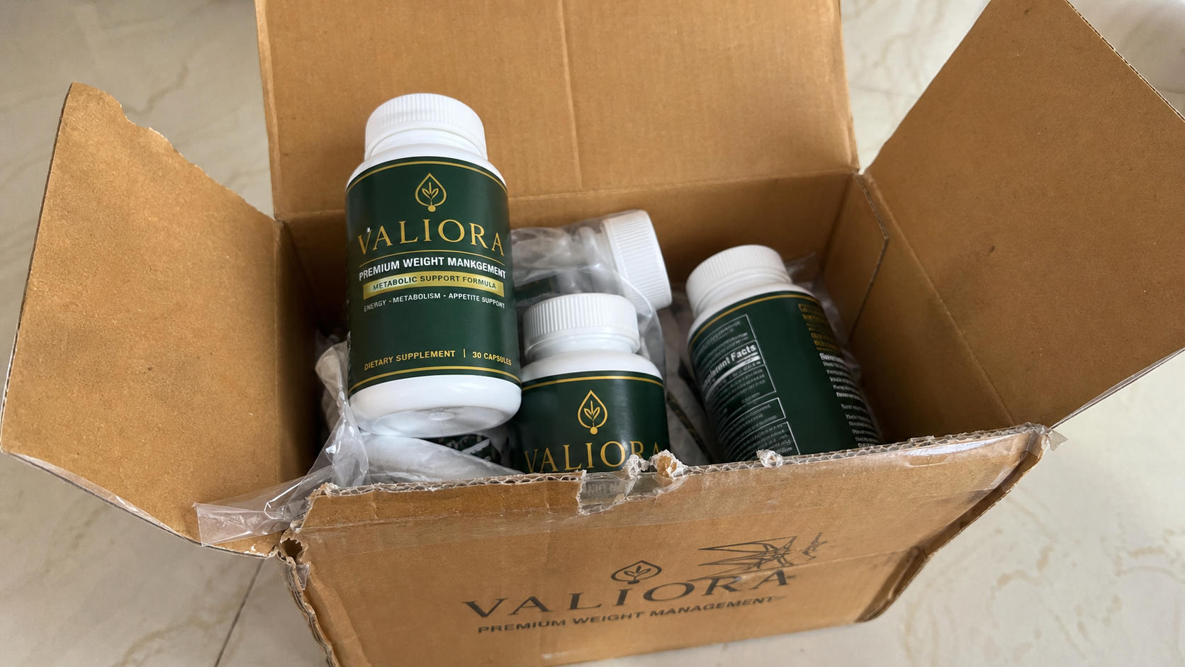 Valiora pricing