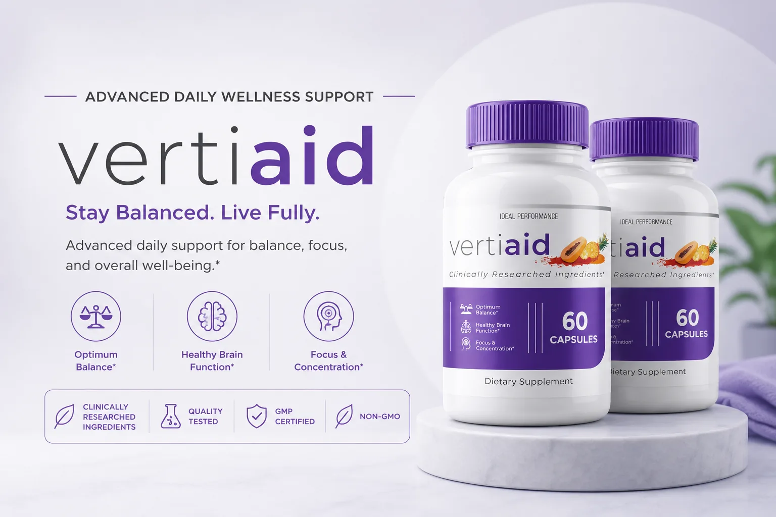 VertiAid: Vestibular Health & Vertigo Support Formula